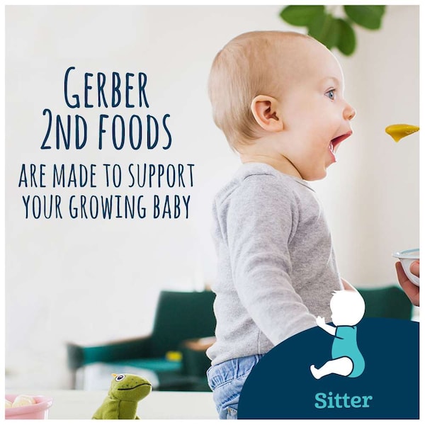 Gerber 2nd Foods Pear Baby Food Kosher 4 oz., PK16
